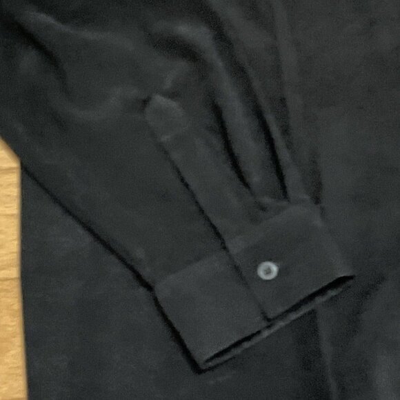 White Stag Microfiber Zip Up Shirt Jacket Shacket Womens Plus Size 26W Black NWT - Picture 4 of 12